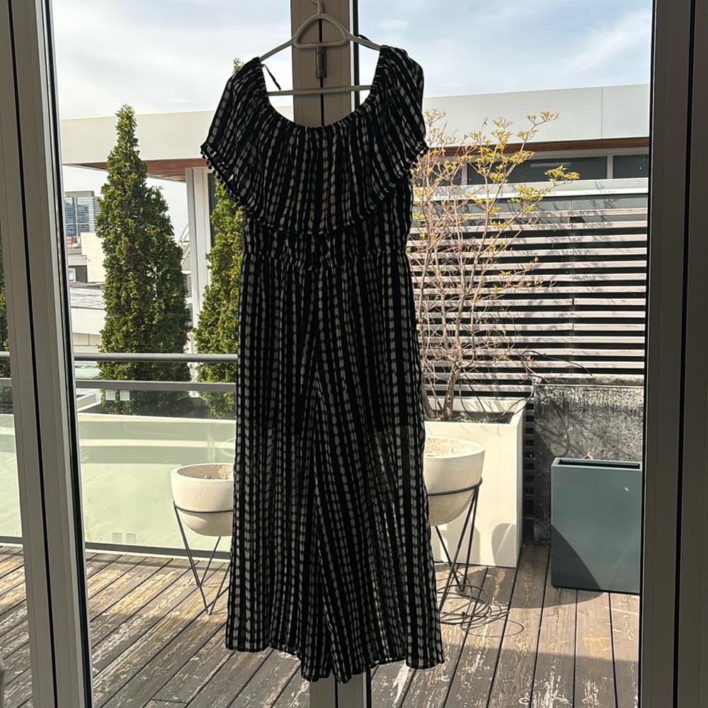 Off the shoulder jumpsuit